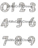 NUMBER SETS Digital Graphic Design Typography Clipart SVG-PNG Sublimation BAMBOO Design Download Crafters Delight - JAMsCraftCloset