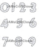 NUMBER SETS Digital Graphic Design Typography Clipart SVG-PNG Sublimation BASKET WEAVE Design Download Crafters Delight - JAMsCraftCloset