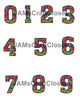 NUMBER SETS Digital Graphic Design Typography Clipart SVG-PNG Sublimation BERRIES 2 Design Download Crafters Delight - JAMsCraftCloset