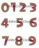 NUMBER SETS Digital Graphic Design Typography Clipart SVG-PNG Sublimation OPTICAL ILLUSION Design Download Crafters Delight - JAMsCraftCloset