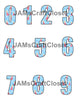 NUMBER SETS Digital Graphic Design Typography Clipart SVG-PNG Sublimation PINK ANGELS Design Download Crafters Delight - JAMsCraftCloset