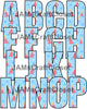 ALPHABET SET Digital Graphic Design Typography Clipart SVG-PNG Sublimation PINK ANGELS Design Download Crafters Delight - JAMsCraftCloset