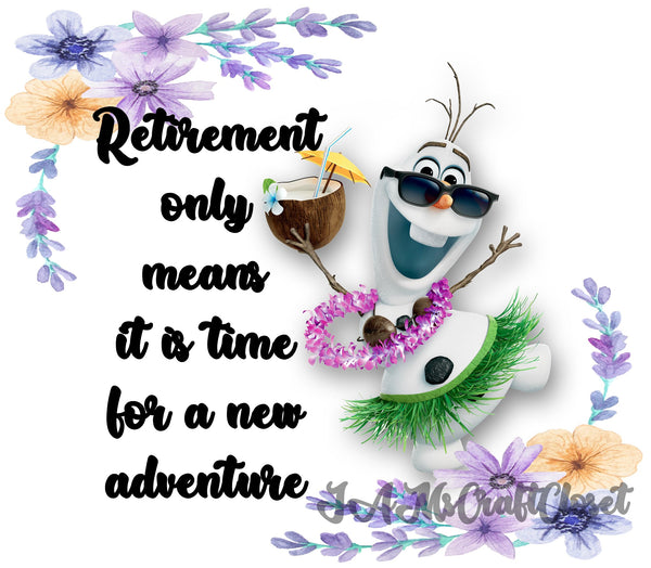 RETIREMENT MEANS TIME FOR ADVENTURE - DIGITAL GRAPHICS  My digital SVG, PNG and JPEG Graphic downloads for the creative crafter are graphic files for those that use the Sublimation or Waterslide techniques - JAMsCraftCloset