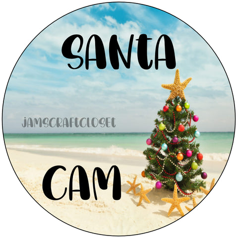 Digital Graphic Design SANTA CAM 5 Ornament Christmas Tree Decor SVG PNG Sublimation Crafters Delight - DIGITAL GRAPHIC DESIGNS - JAMsCraftCloset