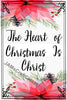 Garden Flag Digital Design Sublimation Graphic SVG-PNG-JPEG Download THE HEART OF CHRISTMAS IS CHRIST Christmas Holiday Crafters Delight - JAMsCraftCloset