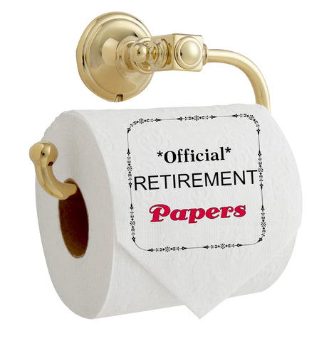 TOILET PAPER Digital Graphic Design SVG-PNG-JPEG Download OFFICIAL RETIREMENT PAPERS Positive Saying Crafters Delight - JAMsCraftCloset