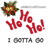 TOILET PAPER Digital Graphic Design SVG-PNG-JPEG Download HO HO HO I GOTTA GO Positive Saying Crafters Delight {{ JAMsCraftCloset }}