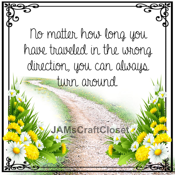 TRAVELED THE WRONG ROAD Digital Design Graphic SVG-PNG-JPEG Download Positive Saying Love Crafters Delight - JAMsCraftCloset