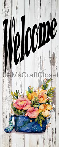 WELCOME FLOWERS - DIGITAL GRAPHICS  My digital SVG, PNG and JPEG Graphic downloads for the creative crafter are graphic files for those that use the Sublimation or Waterslide techniques - JAMsCraftCloset