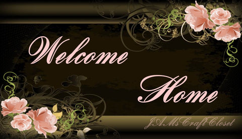 WELCOME HOME - DIGITAL GRAPHICS  My digital SVG, PNG and JPEG Graphic downloads for the creative crafter are graphic files for those that use the Sublimation or Waterslide techniques - JAMsCraftCloset