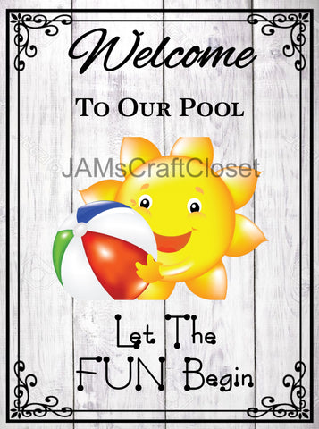 WELCOME TO OUR POOL 2 - DIGITAL GRAPHICS My digital SVG, PNG and JPEG Graphic downloads for the creative crafter are graphic files for those that use the Sublimation or Waterslide techniques - JAMsCraftCloset