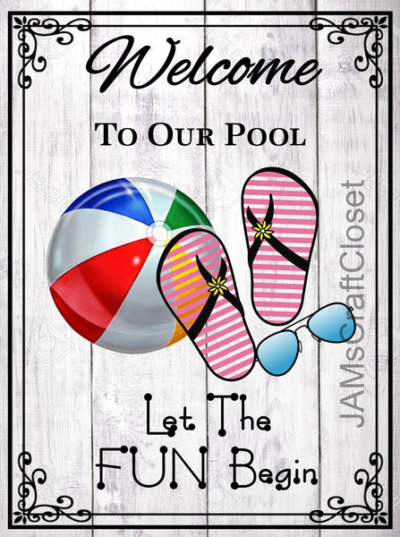 WELCOME TO OUR POOL 3 - DIGITAL GRAPHICS  My digital SVG, PNG and JPEG Graphic downloads for the creative crafter are graphic files for those that use the Sublimation or Waterslide techniques - JAMsCraftCloset