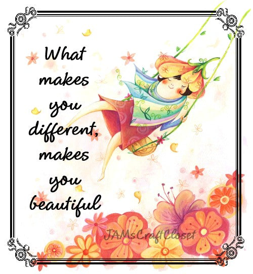WHAT MAKES YOU DIFFERENT - DIGITAL GRAPHICS My digital SVG, PNG and JPEG Graphic downloads for the creative crafter are graphic files for those that use the Sublimation or Waterslide techniques - JAMsCraftCloset