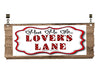 License Vanity Plate Front Plate Clever Funny Custom Plate Car Tag MEET ME AT LOVERS LANE Sublimation on Metal Gift Idea - JAMsCraftCloset