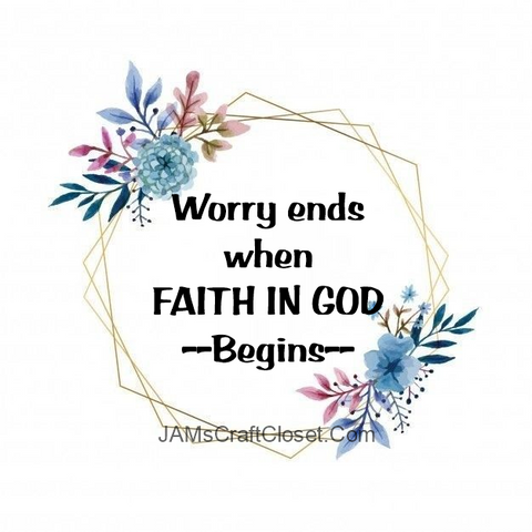 WORRY ENDS Digital Graphic SVG-PNG-JPEG Download Crafters Delight {{ JAMsCraftCloset }}