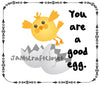 YOU ARE A GOOD EGG - DIGITAL GRAPHICS  My digital SVG, PNG and JPEG Graphic downloads for the creative crafter are graphic files for those that use the Sublimation or Waterslide techniques - JAMsCraftCloset