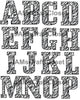 ALPHABET SET Digital Graphic Design Typography Clipart SVG-PNG Sublimation ZEBRA PRINT Design Download Crafters Delight - JAMsCraftCloset