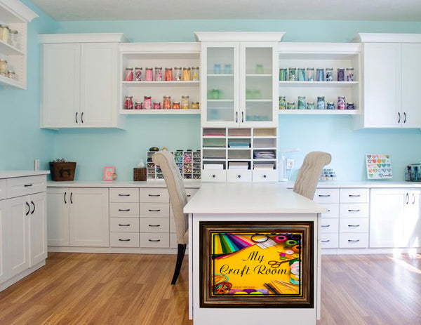 BUNDLE MY CRAFT ROOM SIGNS Digital Graphic Design Crafters Wall Art Do ...