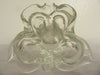 Candle Holder Tea Light Vintage Heavy Clear Glass - JAMsCraftCloset