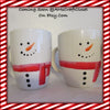 Mugs Snowman  Hand Painted Holiday - JAMsCraftCloset