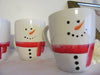 Mugs Snowman  Hand Painted Holiday - JAMsCraftCloset