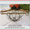 Basket Rusted Patina Wire Small Vintage Mystery Collectible - JAMsCraftCloset