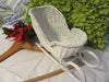 Vintage White Wicker Sleigh-Waiting for You to Decorate-Collectible-Holiday Decor-Fill With Goodies-Gift Idea-Christmas Decor-Country Decor - JAMsCraftCloset