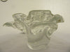 Candle Holder Tea Light Vintage Heavy Clear Glass - JAMsCraftCloset