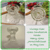Candle Holder Glass Candlestick Votive Vintage Clear Glass Romantic Lighting - JAMsCraftCloset