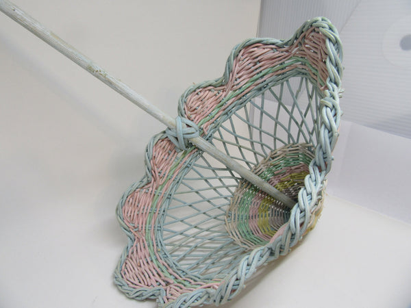 Basket Umbrella Vintage Multicolored - JAMsCraftCloset