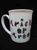 Mugs Cups Halloween  Trick or Treat Hand Painted - JAMsCraftCloset