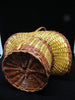Basket Flower Girl Vintage Woven Light Dark Natural Basket Wedding Accessory Table Decor - JAMsCraftCloset
