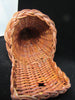 Basket Horn of Plenty Vintage Natural Woven - JAMsCraftCloset