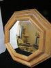 Wall Mirror Vintage Oak  Octagon Home Decor Gift Idea Wall Art - JAMsCraftCloset
