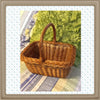 Basket Gathering Retangle Vintage Natural Woven - JAMsCraftCloset