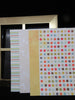Collage Frame 5 Photo Gold 4 Background Paper  Wall Art Shelf Sitter - JAMsCraftCloset