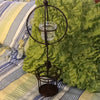 Candle Holder Vintage Wrought Iron Handmade Brown Tint Tea Light - JAMsCraftCloset