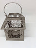 Lantern Small Vintage Tea Light Table Top Silver Tone - JAMsCraftCloset