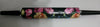 Rolling Pin Hand Painted Decoupaged Black Background Pink Yellow Blue Flowers - JAMsCraftCloset