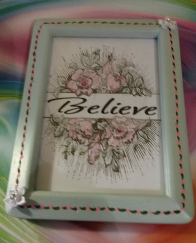 Affirmation Saying BELIEVE - JAMsCraftCloset