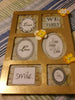Wall Decor Family We Are Family Laugh Love Smile Faith Dream Imagine Believe  Gold and Yellow - JAMsCraftCloset