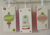 Christmas Ornaments or Wall Decor Ceramic Tile Set of 3 Holiday Decor - JAMsCraftCloset
