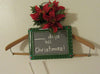Chalkboard Days Till Christmas Red Green Holly Accents Holiday Christmas Decor - JAMsCraftCloset