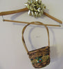 Basket Flower Girl Round Woven Christmas Wedding Accessory Table Decor - JAMsCraftCloset