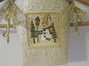 Basket Metal Christmas Snowman, Trees, Bird House Wall Art - JAMsCraftCloset