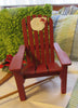 Chair Adirondack Small Unique One of a Kind Beach Accent Wooden - JAMsCraftCloset