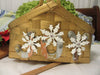 Basket Holiday Decor JOY Snowflake Gold Christmas - JAMsCraftCloset