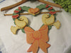 Wreath Wall or Door Vintage Wooden Handmade Hand Painted Handcrafted Hearts Doves - JAMsCraftCloset
