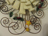 Wall Hanging Santa Vintage Wire and Metal Santa Face Holiday Christmas Decor Wall Art - JAMsCraftCloset