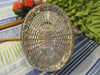 Basket Wire Oval Vintage Silver Plate With Swing Handle - JAMsCraftCloset